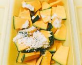 お弁当にも♪レンジで簡単かぼちゃナムル。作り方2写真