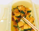 お弁当にも♪レンジで簡単かぼちゃナムル。作り方3写真