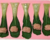 青梗菜のチーズ入り肉巻き作り方5写真