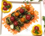 青梗菜のチーズ入り肉巻き作り方8写真