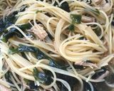 きのことワカメの和風パスタ作り方5写真