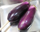 焼茄子の簡単皮の剥き方作り方2写真