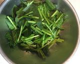 ほうれん草のカシューナッツクリームパスタ作り方2写真
