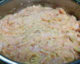 土鍋でビックリBIGな煮込みハンバーグ作り方5写真
