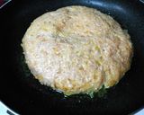 土鍋でビックリBIGな煮込みハンバーグ作り方12写真
