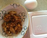 納豆と人参オムレツのまぜご飯作り方1写真