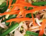 簡単☆あるもので❗洋風バタ☆コン焼うどん作り方5写真