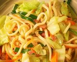 簡単☆あるもので❗洋風バタ☆コン焼うどん作り方6写真