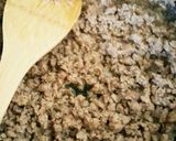 ハンバーグのたねリメイク　ロコモコ丼作り方2写真