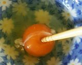 ハンバーグのたねリメイク　ロコモコ丼作り方6写真