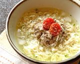 さば缶とたまねぎで☆和風冷やしラーメン作り方8写真
