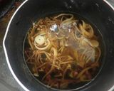 菊花となめ茸のお吸い物作り方3写真