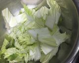 ヘルシー！白菜とくずきりの中華風炒め作り方1写真