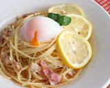 レモンカルボナーラ　温玉ver.作り方9写真