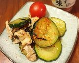 ズッキーニと豚肉のマヨポン炒め作り方6写真