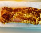 キューピーマヨで♪ハム入り卵焼き作り方5写真