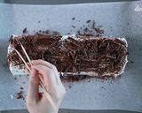 黒い森ロールケーキ作り方21写真