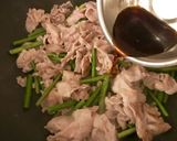 ☆豚バラとにんにくの芽の炒め物☆作り方4写真