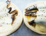 マフィンとオイルサーディンのチーズ焼き作り方5写真