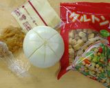 丸玉葱とクルトンのオニオングラタンスープ作り方1写真