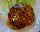 ふんわり♥️具だくさんつくねハンバーグ作り方6写真