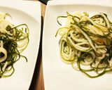 冷やし♪月見鶏おろしの切り昆布うどん作り方9写真