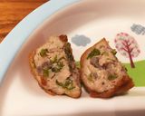 コンニャクとワカメの肉巻き団子☆作り方8写真