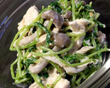 ＊豆苗とささみのわさびマヨネーズ和え＊作り方5写真