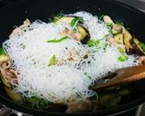 茄子と豚バラ肉の春雨炒め☆作り方7写真