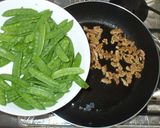 キヌサヤ豚肉くるみの炒め物♪簡単作り方7写真