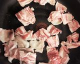 ♡豚バラとなすのトマト缶炒め♡作り方3写真