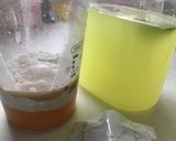 【生搾りオレンジ】レモンミントスムージー作り方4写真