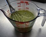 抹茶きな粉ミルク寒天の小豆添え作り方2写真