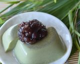 抹茶きな粉ミルク寒天の小豆添え作り方5写真