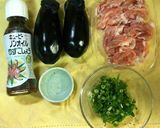 レンジde簡単♡ナス豚しゃぶ柚子胡椒味♪作り方1写真