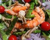 エビと野菜のさっぱり炒めサラダ作り方10写真
