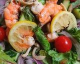 エビと野菜のさっぱり炒めサラダ作り方13写真