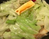 キャベツじゃこ大葉パスタ(バター醤油味)作り方8写真