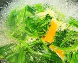 ほうれん草とにんじんの和風スープ作り方4写真