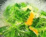 ほうれん草とにんじんの和風スープ作り方4写真