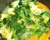 ほうれん草とにんじんの和風スープ作り方5写真