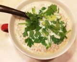 おから入りそぼろで、台湾風豆乳スープ作り方5写真
