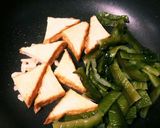 茎わかめと厚揚げのパパっと♪焼肉タレ炒め作り方4写真