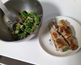 オクラと人参の胡麻和えwith肉巻き作り方8写真