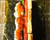 3色のごまの恵方巻き作り方2写真