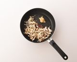 きのこたっぷり納豆パスタ作り方5写真
