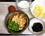 パンケーキミックスで作る♪枝豆チーズパン作り方1写真