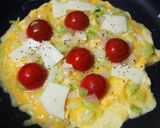 野菜たっぷり♪プチトマトのオムレツ♪作り方8写真