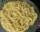 簡単☆青椒肉絲と卵かた焼きそば作り方5写真