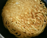 簡単☆青椒肉絲と卵かた焼きそば作り方7写真
